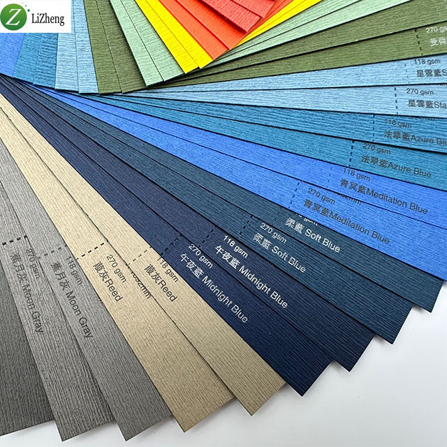 Lizheng Direct Sale Diy Colorful High Quality Textured Cardstock Paper For Craft Card Making special paper a4