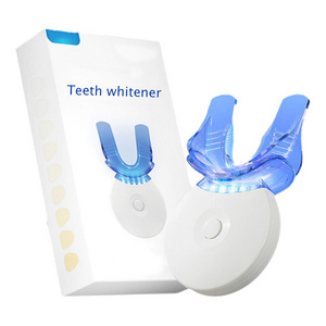 Tooth Whitening Light Teeth Whitening Kit 5 LED Blue Lights Home Use Teeth Whitening Powder Battery Version 30 mins