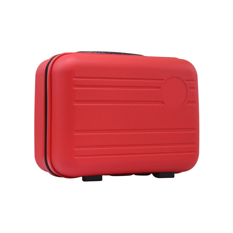 new fashion 14 inch ladies cosmetic bag mini suitcase ABS scratch-resistant storage trolley case travel cosmetic bag