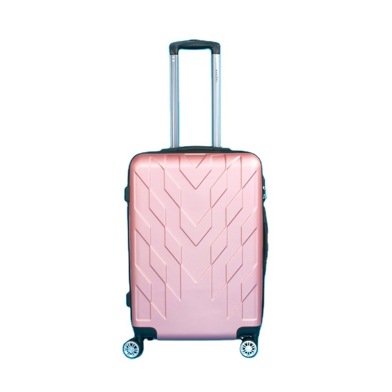 4 Wheel Spinner ABS PC Luggage 3 Piece Plastic Hard Shell Luggage Suitcase in 20 24 28 Size