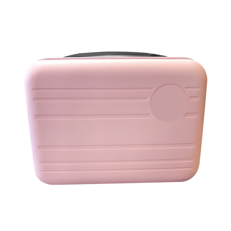 new fashion 14 inch ladies cosmetic bag mini suitcase ABS scratch-resistant storage trolley case travel cosmetic bag