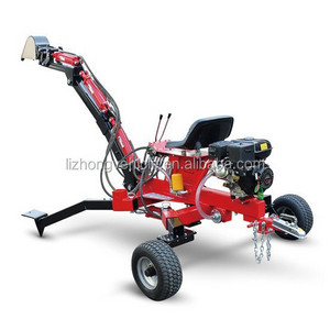 China best 9HP Petrol engine backhoe,mini backhoe,towable backhoe