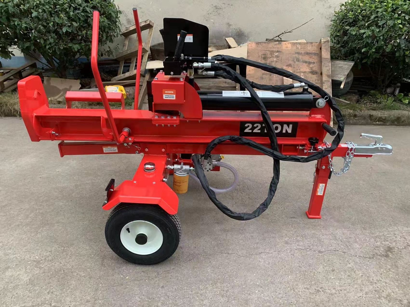 China wholesale huskee 22 ton log splitter,hydraulic screw log splitter for sale,kinetic log splitter electric