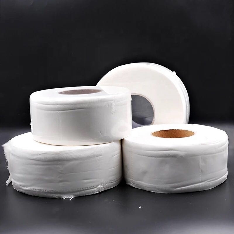 Natural white 100%  virgin wood pulp toilet tissue mini jumbo roll ultra soft jumbo toilet roll