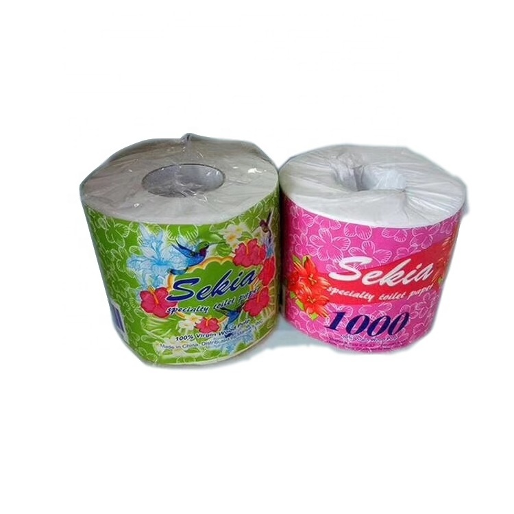 1 ply 2Ply 3Ply 4 ply Toilet Tissue Paper Roll with cheap price 4 or 10 or 12  pack toilet paper