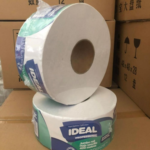 Wholesale custom toilet  tissue paper jumbo roll   toilet roll  recycle toilet paper