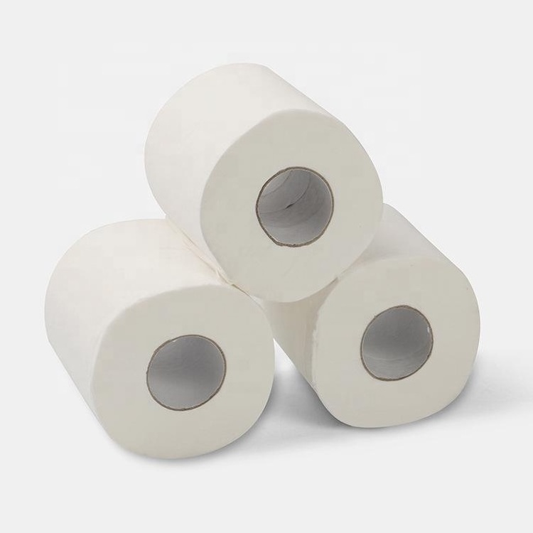 Standard Roll Size Recycled Pulp Toilet Tissues Soft Toilet Paper Baby White Wood Packing Color Embossing Material Tissu