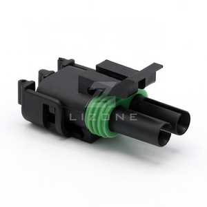 12015792  2 Pin Injector Vehicle Speed Sensor 2.5mm Automotive Connector Waterproof Connector delphi connector   12015792