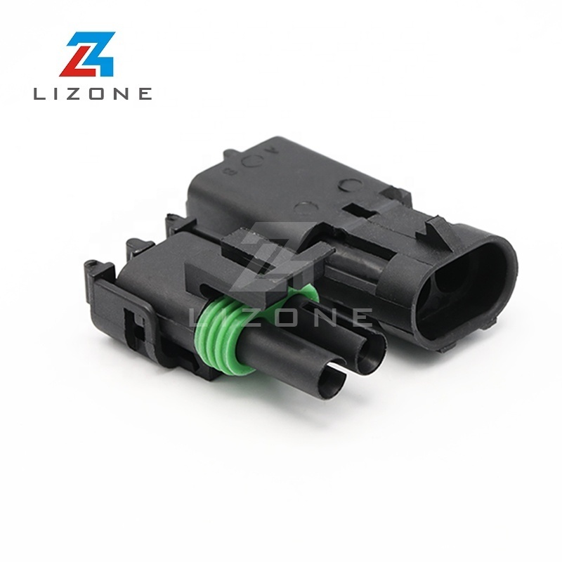 12015792  2 Pin Injector Vehicle Speed Sensor 2.5mm Automotive Connector Waterproof Connector delphi connector   12015792