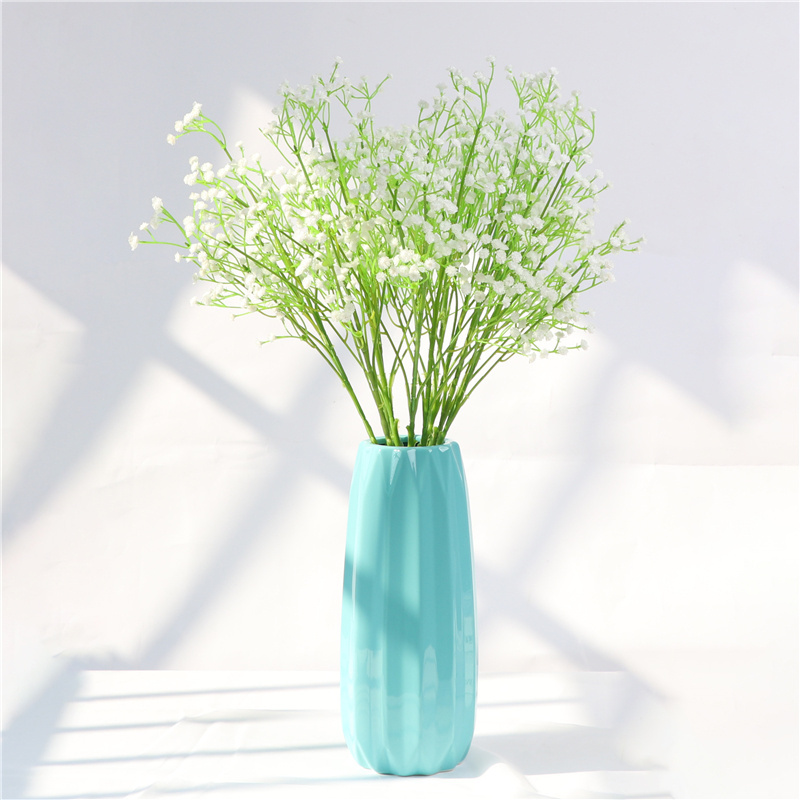 Artificial Baby Breath Flowers 6 Pcs/lot Gypsophila Faux Fake Baby Breath Bouquets for Wedding Party Floral Arrangements DIY