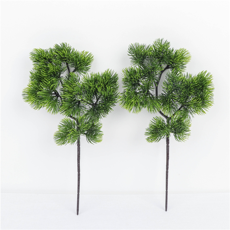 1pc/Bag Factory Artificial Green Pine Branches Fake Pine Stem For Home Office Decoration