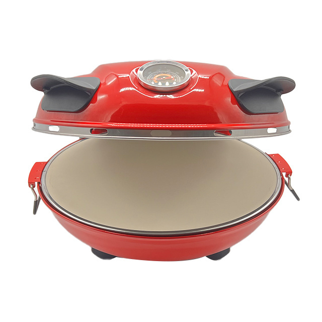 Pizza Maker Double Layer Stainless Steel Desktop Electric Pizza Oven