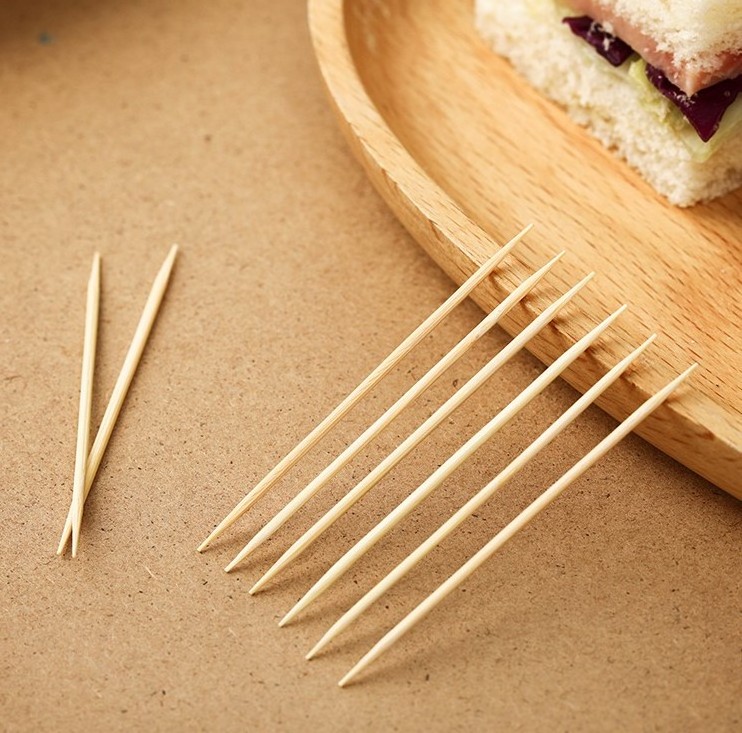 China factory Nature biological Material Eco Friendly 2mm diameter suppliers in bulk cheap Disposable Bamboo Toothpick