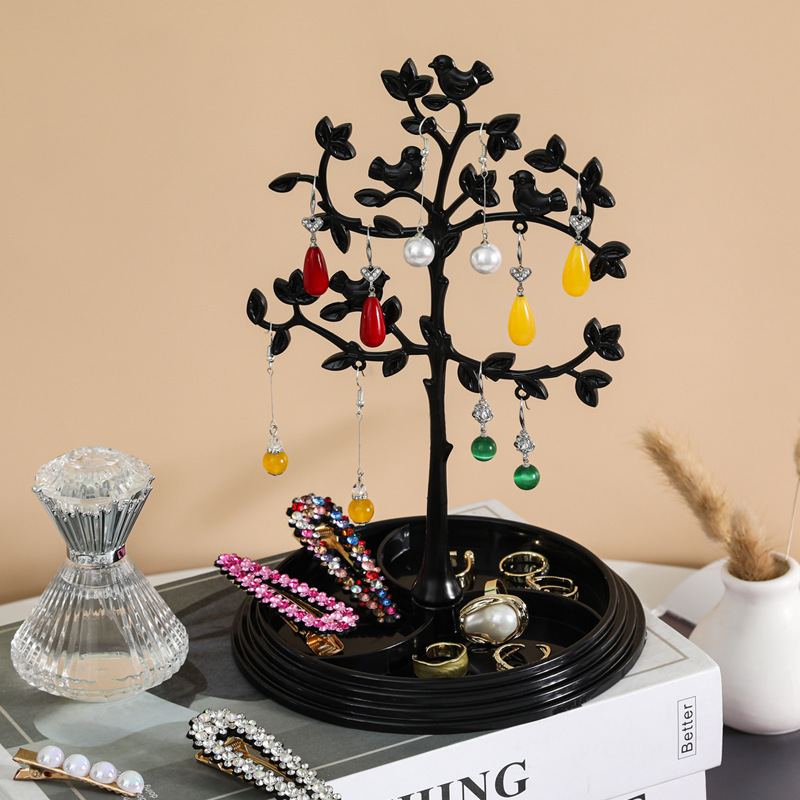 New Bird Tree Earring Stand Display Stand Dresser Tree Household Earring Hand Jewelry Headstring Necklace Jewelry Hanger