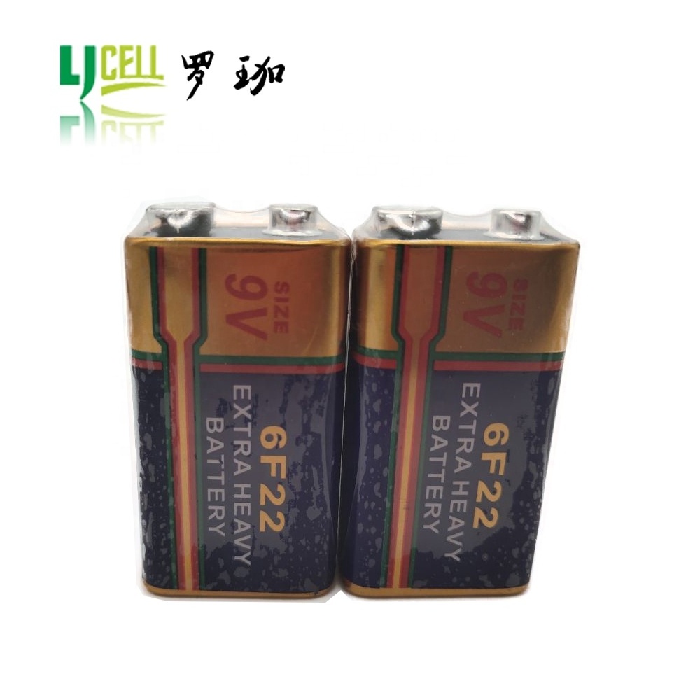 Hot sale zinc carbon dry cell 006p heavy duty battery for multimeter  6f22 9v battery