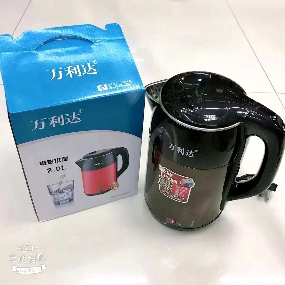 Home appliance 220v stainless steel plastic shell electric kettle