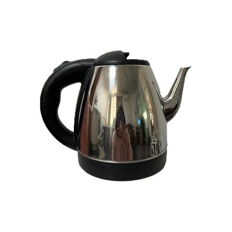 Portable 1.2L Long spout SS 201 304 electric kettle for tea water