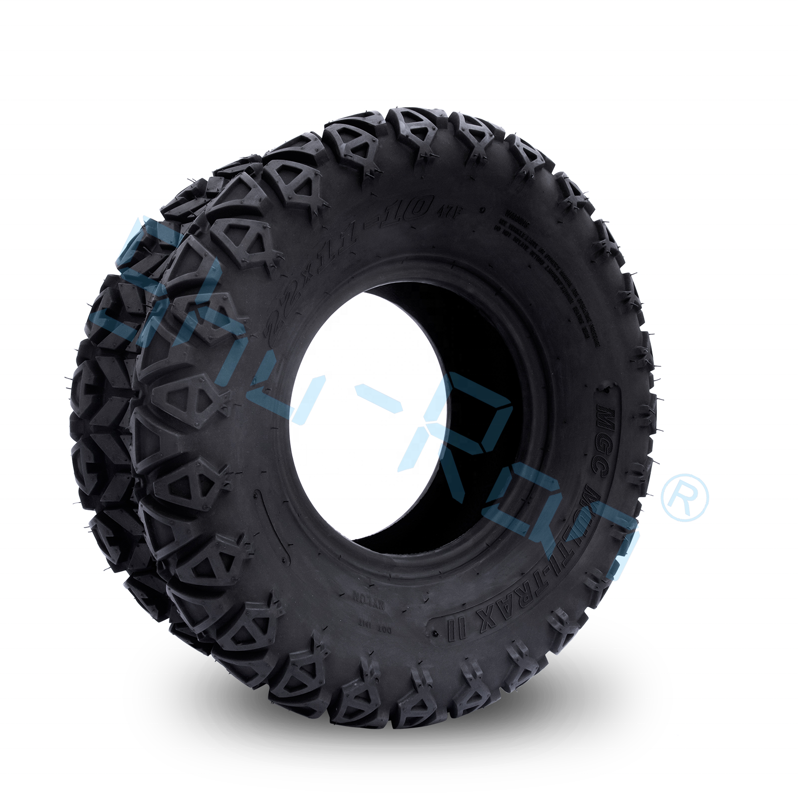 22*11-10 High Profile Tires Nature Rubber Off-road Golf Cart Tires for Club Car, EZGO, YMH