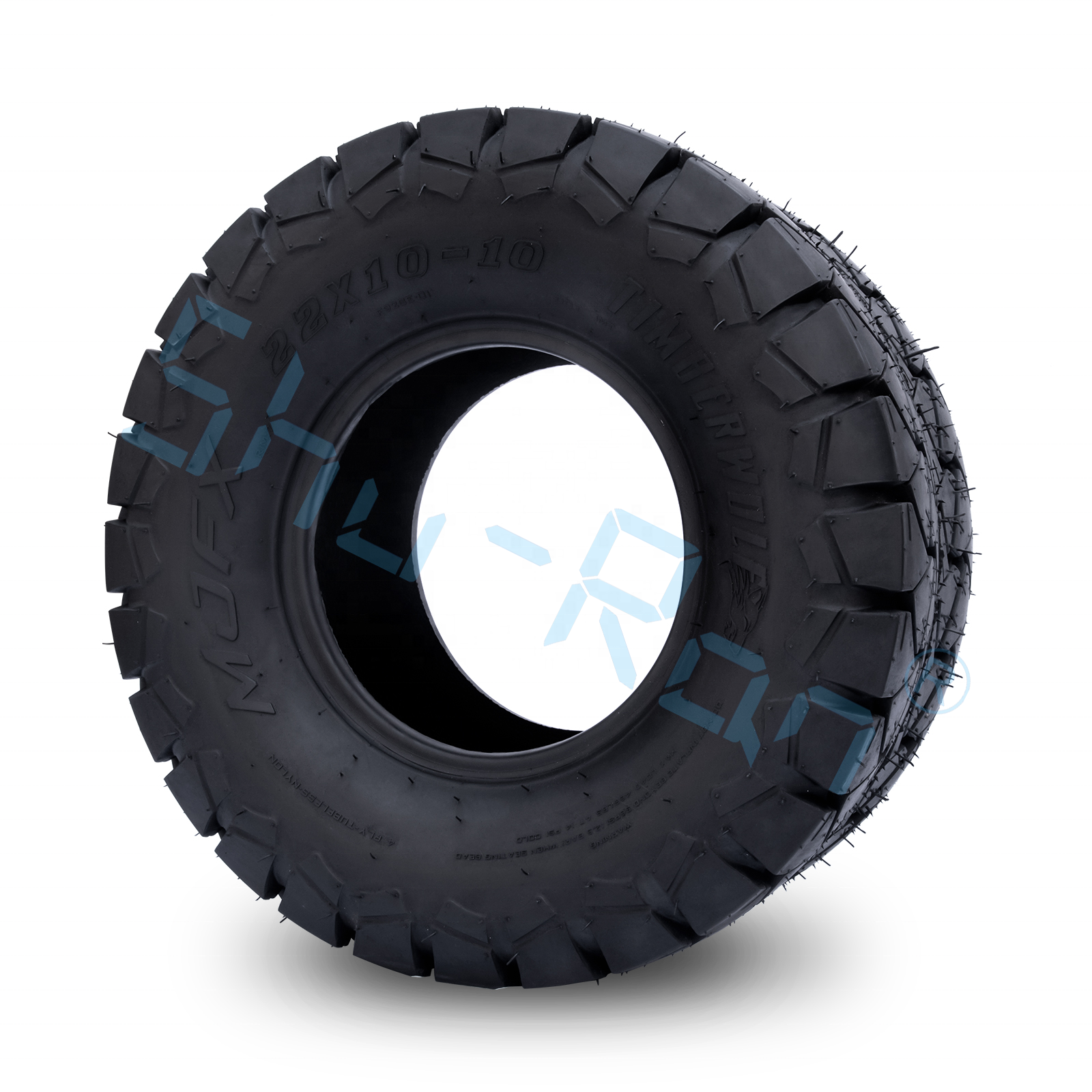 22*10-10 Turf Golf Cart Tires Off-Road A/T Tires Compatible with 10 Inch Wheels