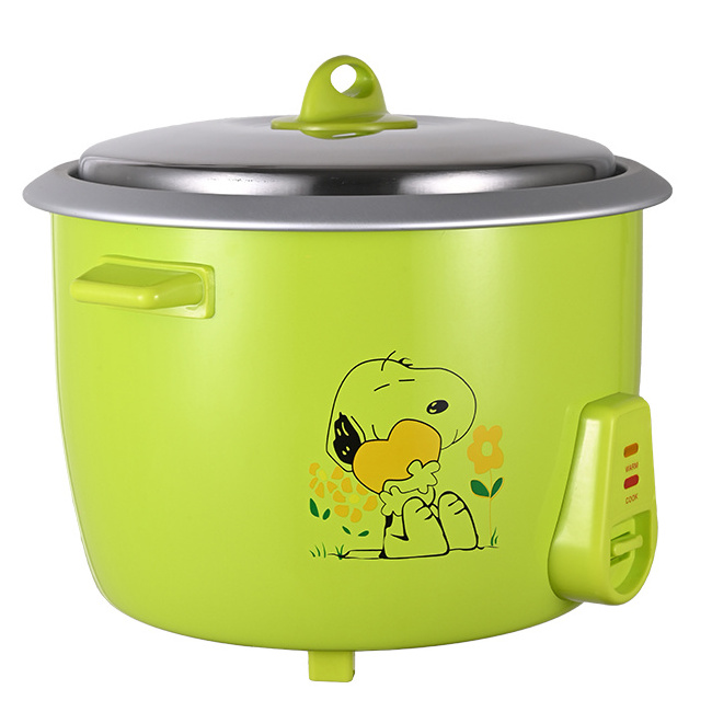 Automatic Keep Warm Aluminum Inner Pot with Custom Pattern Designed Cute Drum Rice Cooker