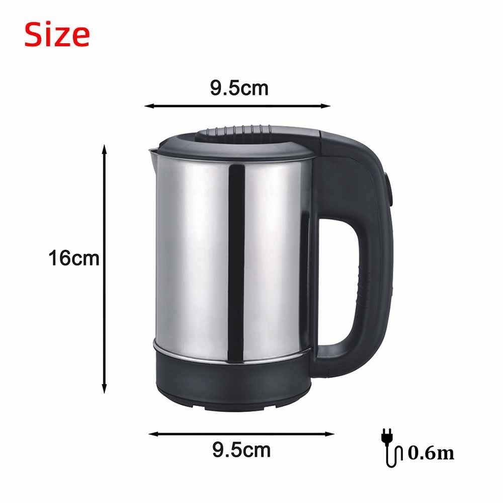 Oem Outdoor 0.6L Multi-function camping kettle 12v/24v Car Electric Kettle