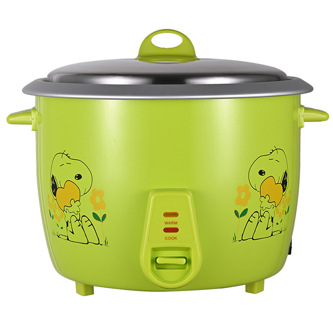 Automatic Keep Warm Aluminum Inner Pot with Custom Pattern Designed Cute Drum Rice Cooker