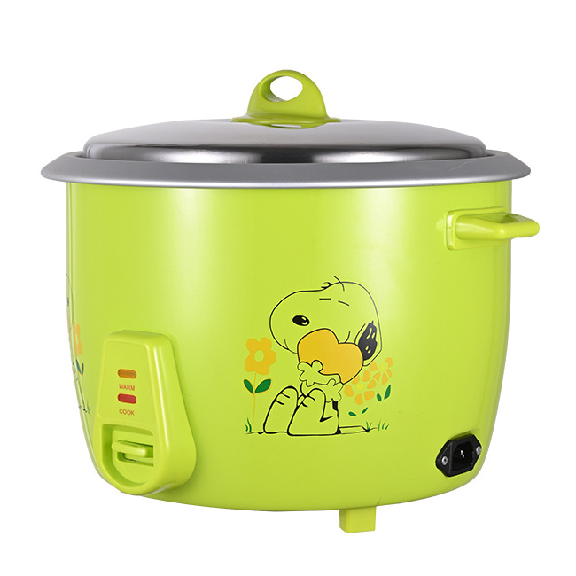 Automatic Keep Warm Aluminum Inner Pot with Custom Pattern Designed Cute Drum Rice Cooker