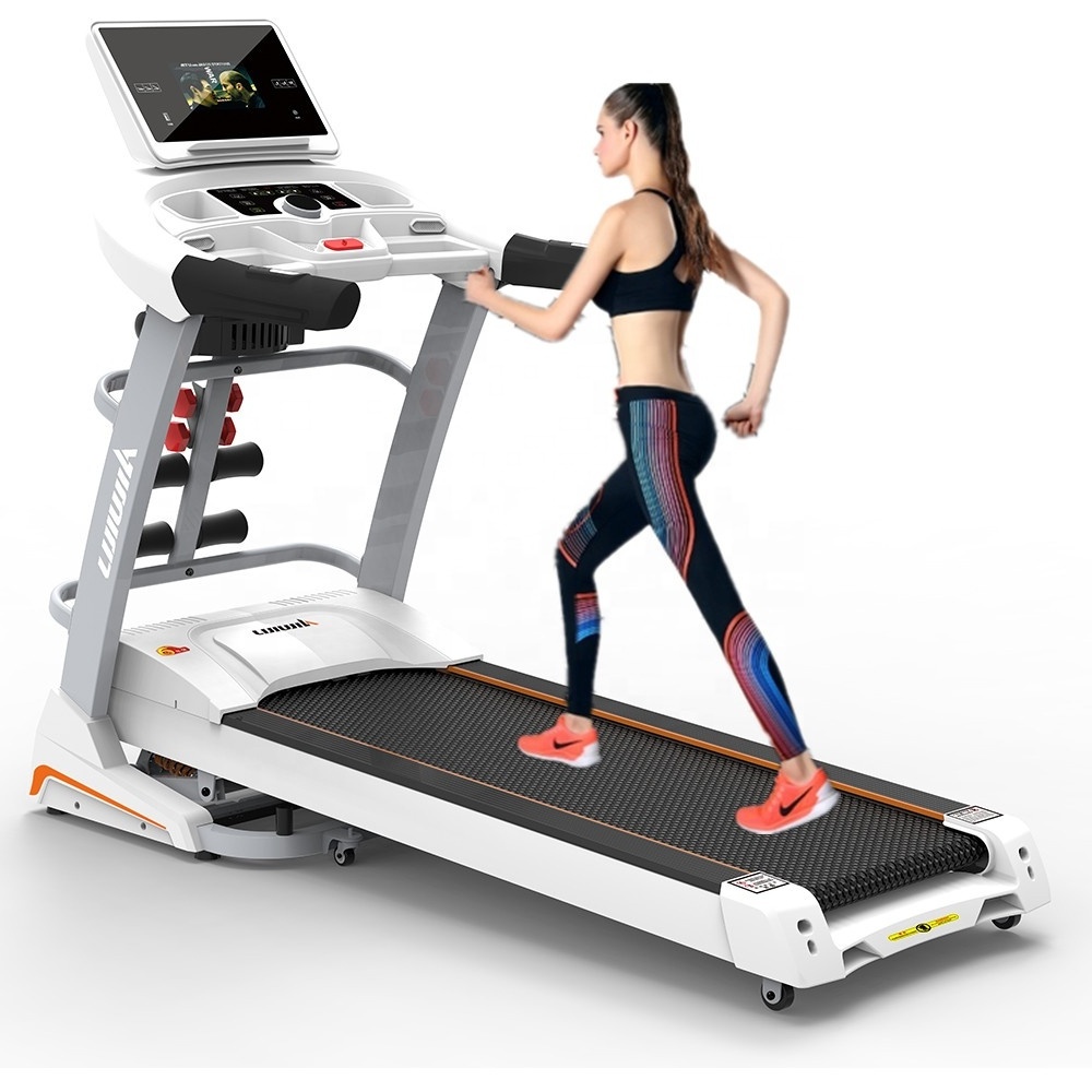 Lijiujia electric foldable motorized treadmill 3hp cardio speed sensor running  machine