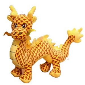 CE/ASTM 2024 Trending New Arrival Customized Chinese Dragon Toys Fluffy Animal Stuffed Plushies Dragon Souvenir Toys