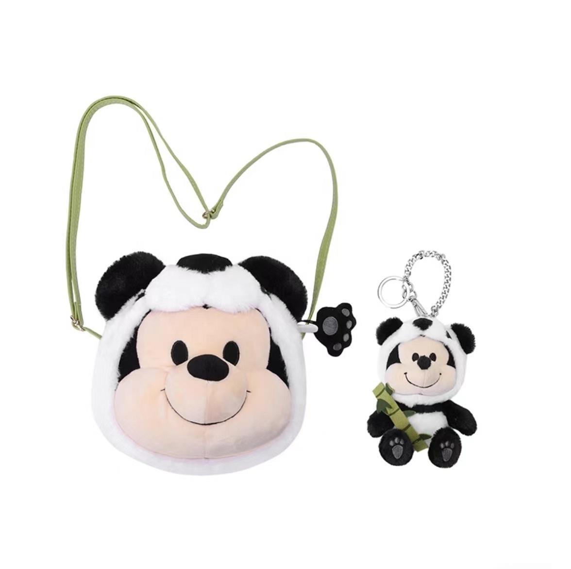 China Manufacture Kids Toys Mickey Mouse Panda Cosplay Costume Cute Toys Stuffed Panda Toys for Children