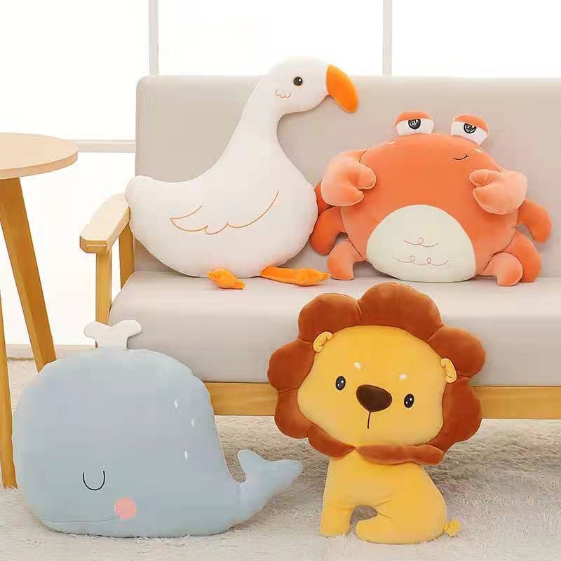 2024 New Design Custom Plush Toys Stuffed Animal Soft Lion Crab Plush Toy Stuffed Animals Soft Toys for Baby Kids for Children