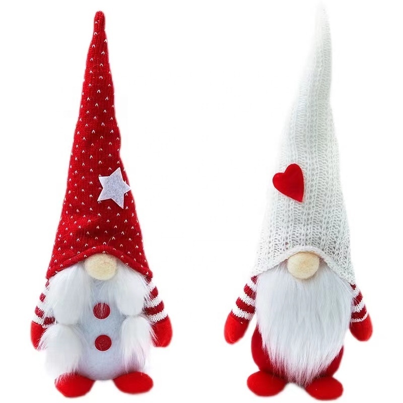 Cheap Price Christmas Custom Toys Holiday Gnome Cute Elf Stuffed Snowman Toys for Christmas Outdoor Decoration