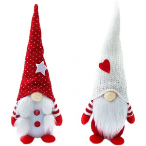 Cheap Price Christmas Custom Toys Holiday Gnome Cute Elf Stuffed Snowman Toys for Christmas Outdoor Decoration