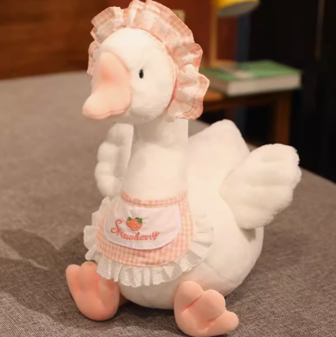 CE/ASTM OEM 2024 High Quality Creative Mother Goose Soft Pillow For Kids Plush Toys Customized Stuffed Farm Animal For Gift