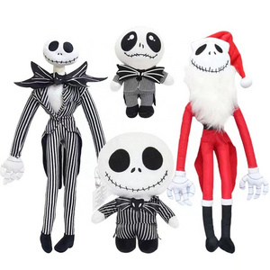 Factory Audits New Friday Night Halloween Fashionable Ghost Plush Toys Jack Skeleton Nightmare before Christmas Plush Toys