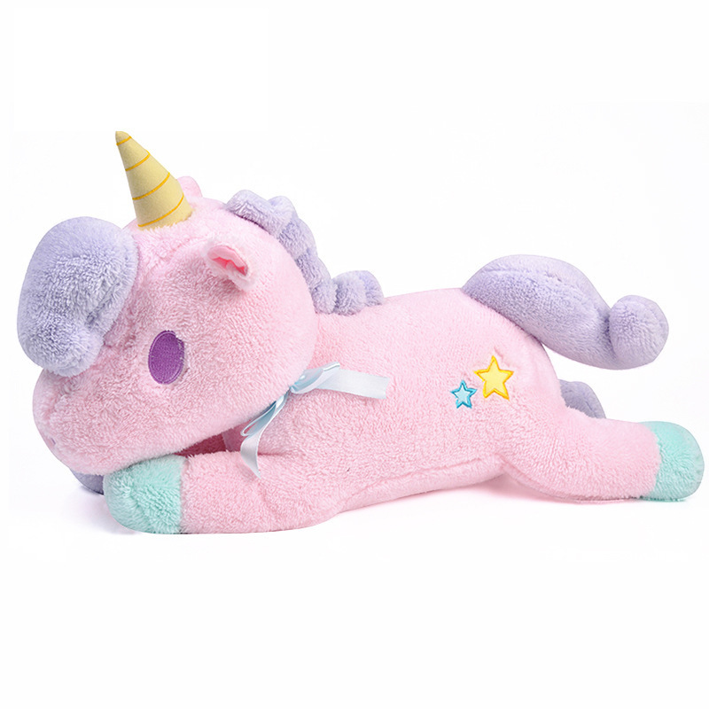 2024 Hot Selling Popular Designs Plush Toys Stuffed Animals Kawaii Pink Unicorn Pillow For Girls In Fashion Car Cushion