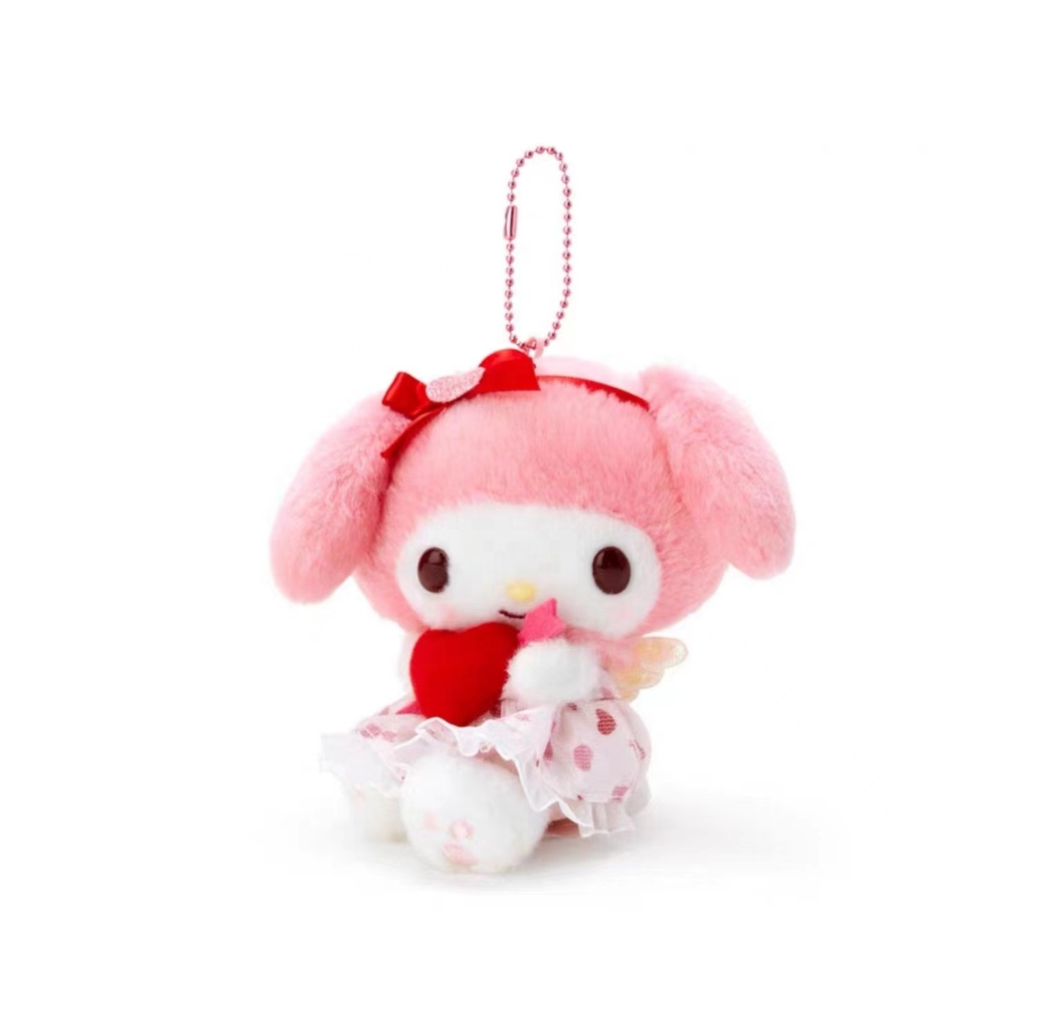 Wholesale Manufacture Valentine Gift Plush Toy Hello Kitty Lovely Key Chain Creative Pink Kuromi Bag Toys for Girls