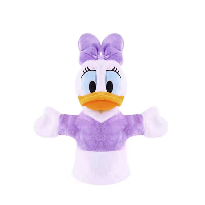 OEM Factory Baby Educational Toys Peluches Anime Hand Puppet Mickey Mouse Stuffed Puppet for Sale