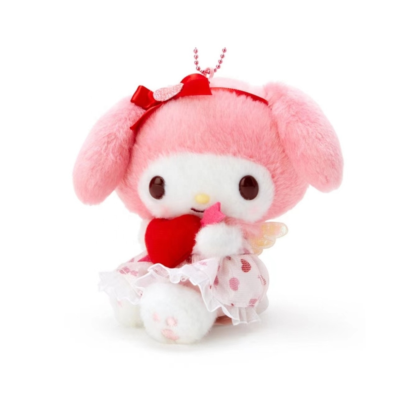 Wholesale Manufacture Valentine Gift Plush Toy Hello Kitty Lovely Key Chain Creative Pink Kuromi Bag Toys for Girls