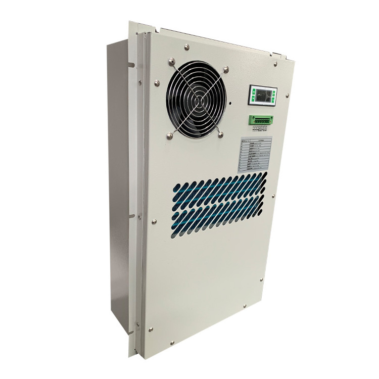 DC 48V/AC 220V  300w  r134a  door mounted cabinet air conditioner for outdoor telecom cabinet