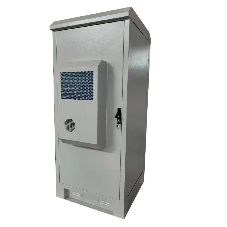 19 inch rack outdoor telecom battery cabinet with air conditioner waterproof enclosure