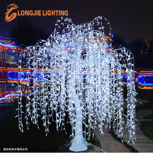 H:350CM 5400 leds outdoor led willow tree lights lighted willow tree