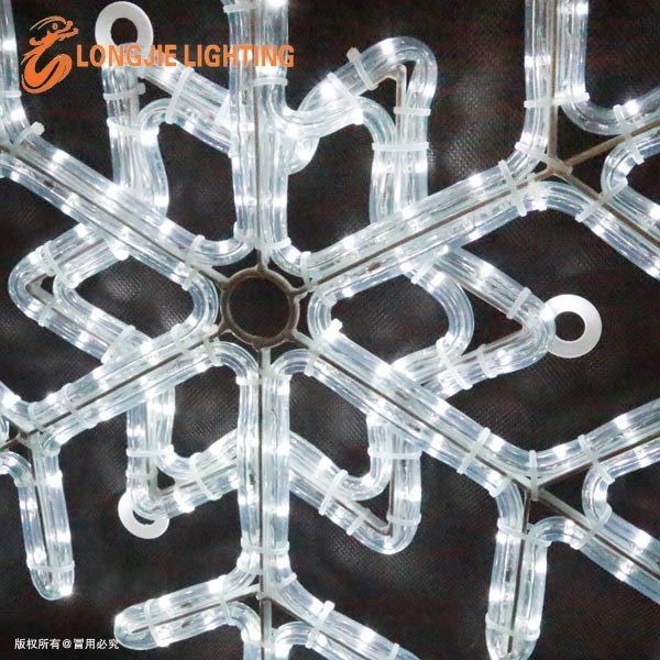 Commercial hanging decor merry christmas led snowflake light