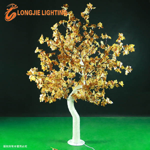 684 led 2.0m high luminous maple leaves tree light/simulation led tree