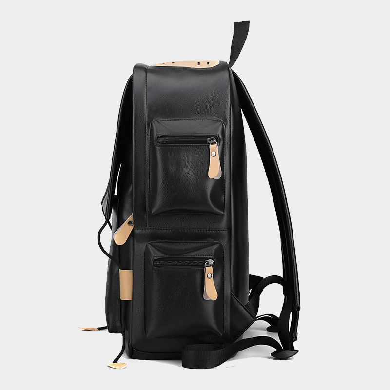 Trendy PU leisure backpack for outdoor travel, commuting, storage, backpack for employees, gift recommendations