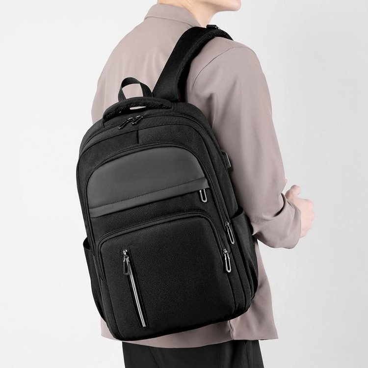 Business and leisure high-capacity computer bag, commuting and transportation storage backpack, company event gift