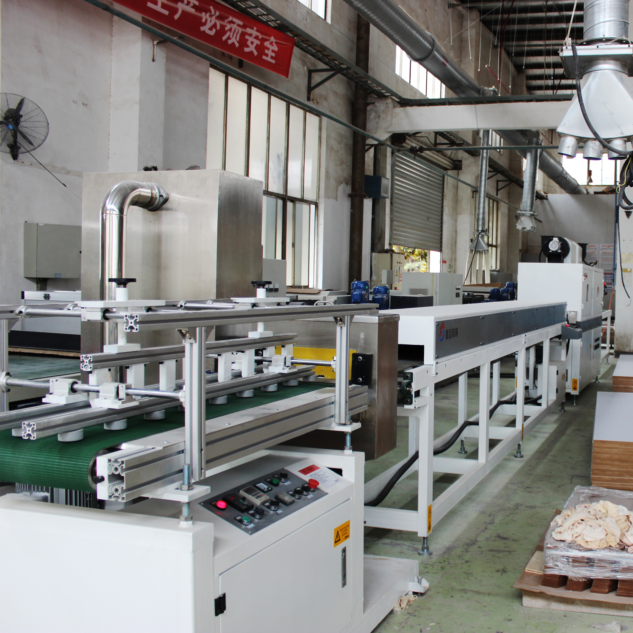 UV Lacquer Paint finishing machine line for wood panels