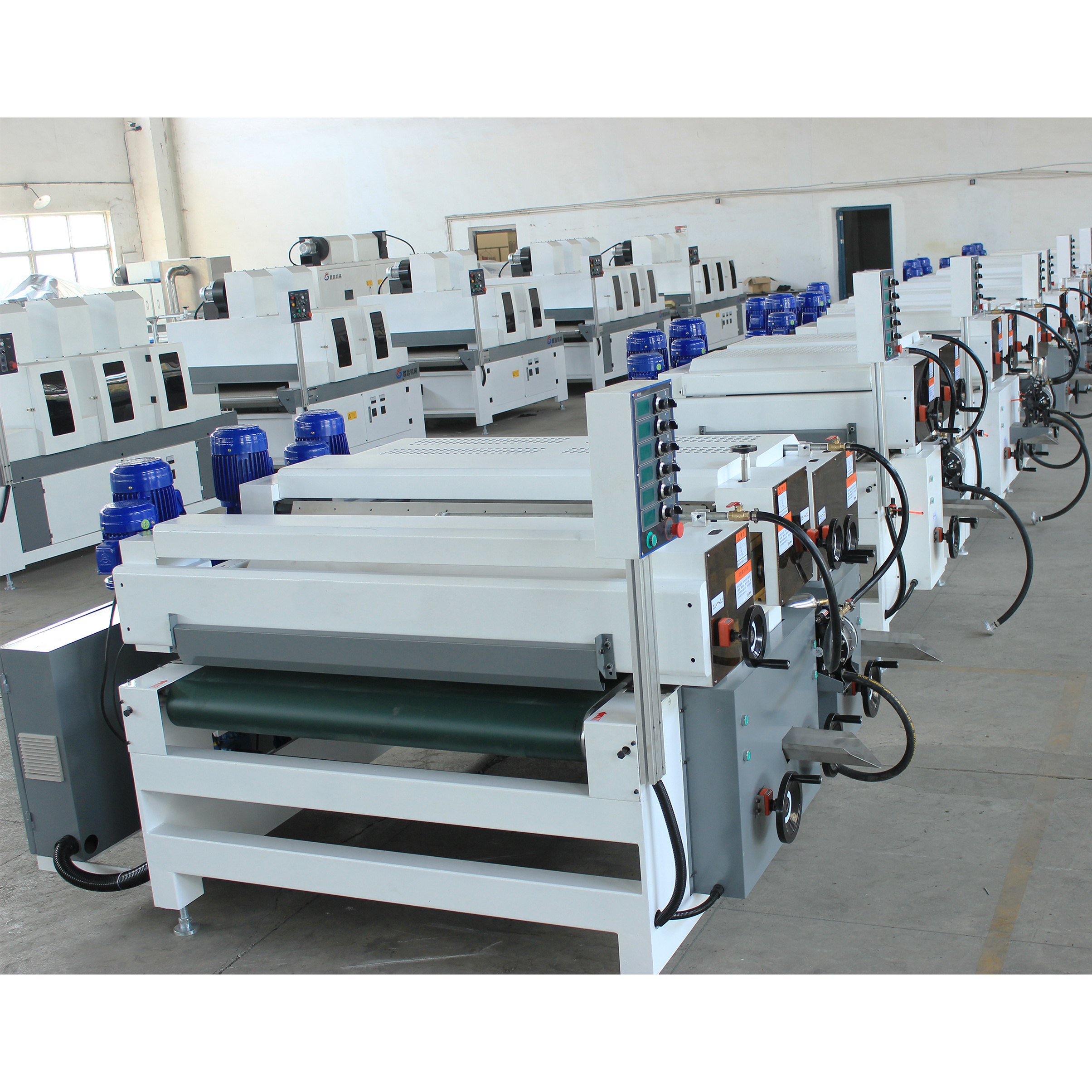 UV Lacquer Paint finishing machine line for wood panels