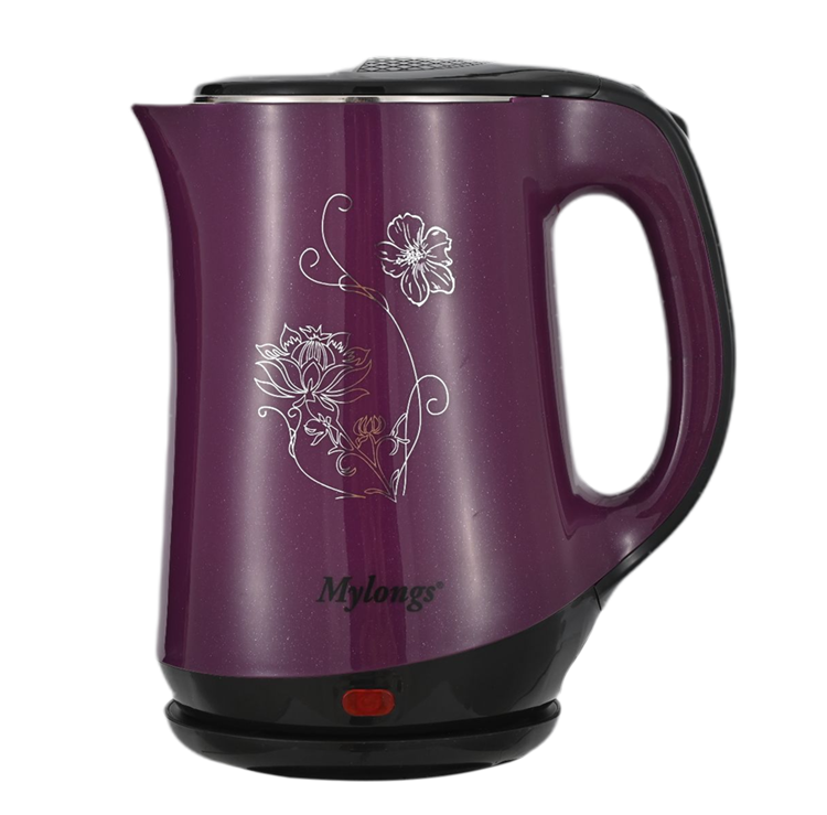 Water Boiler Electric Kettle MY-2502 Green/ White/ Red/ Purple  Double Layer Anti Hot Housing 1.8L 2.5L Electric Kettle