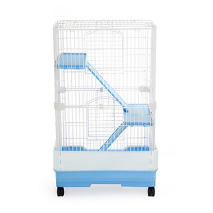 CH-95,wire plastic 3 level Cat cage,luxury big cat cage pet cages manufacturers